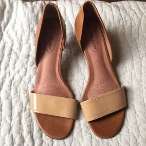 Corso Como Open Toe Nude Sandals